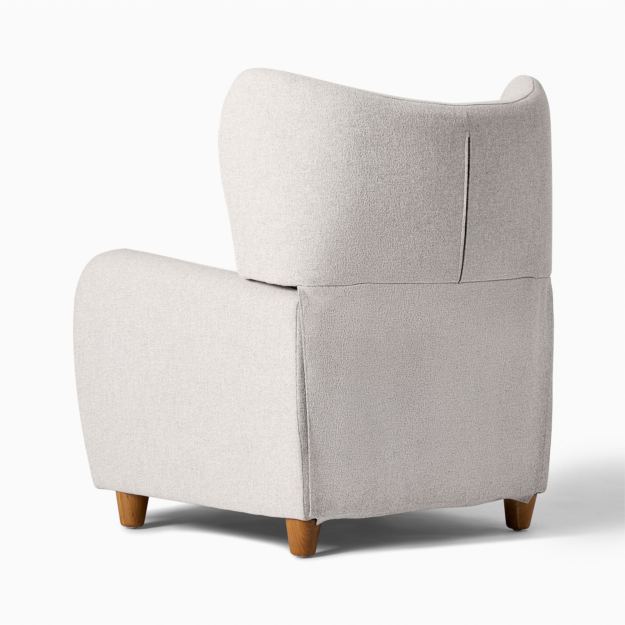 Wipick Wing Recliner - Wooden bazar