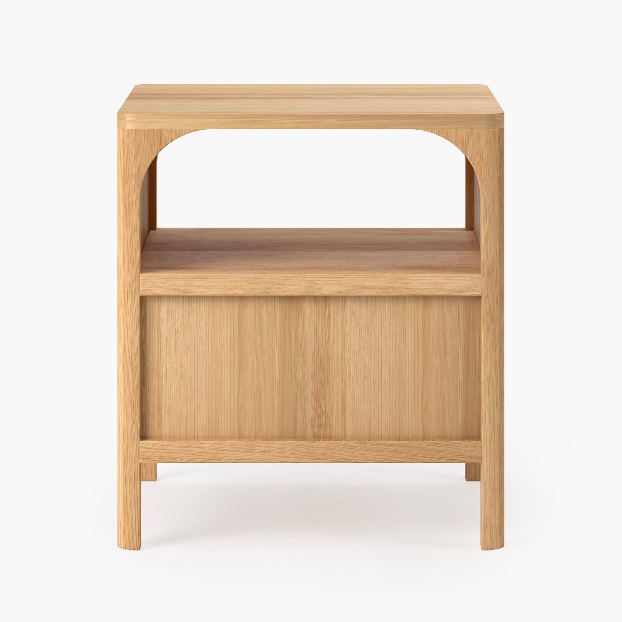 Debitor Wooden Bedside Table - Wooden Bazar