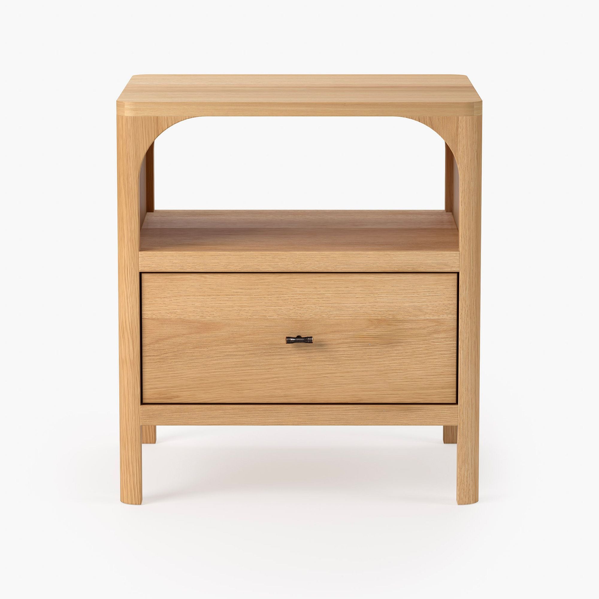 Debitor Wooden Bedside Table - Wooden Bazar