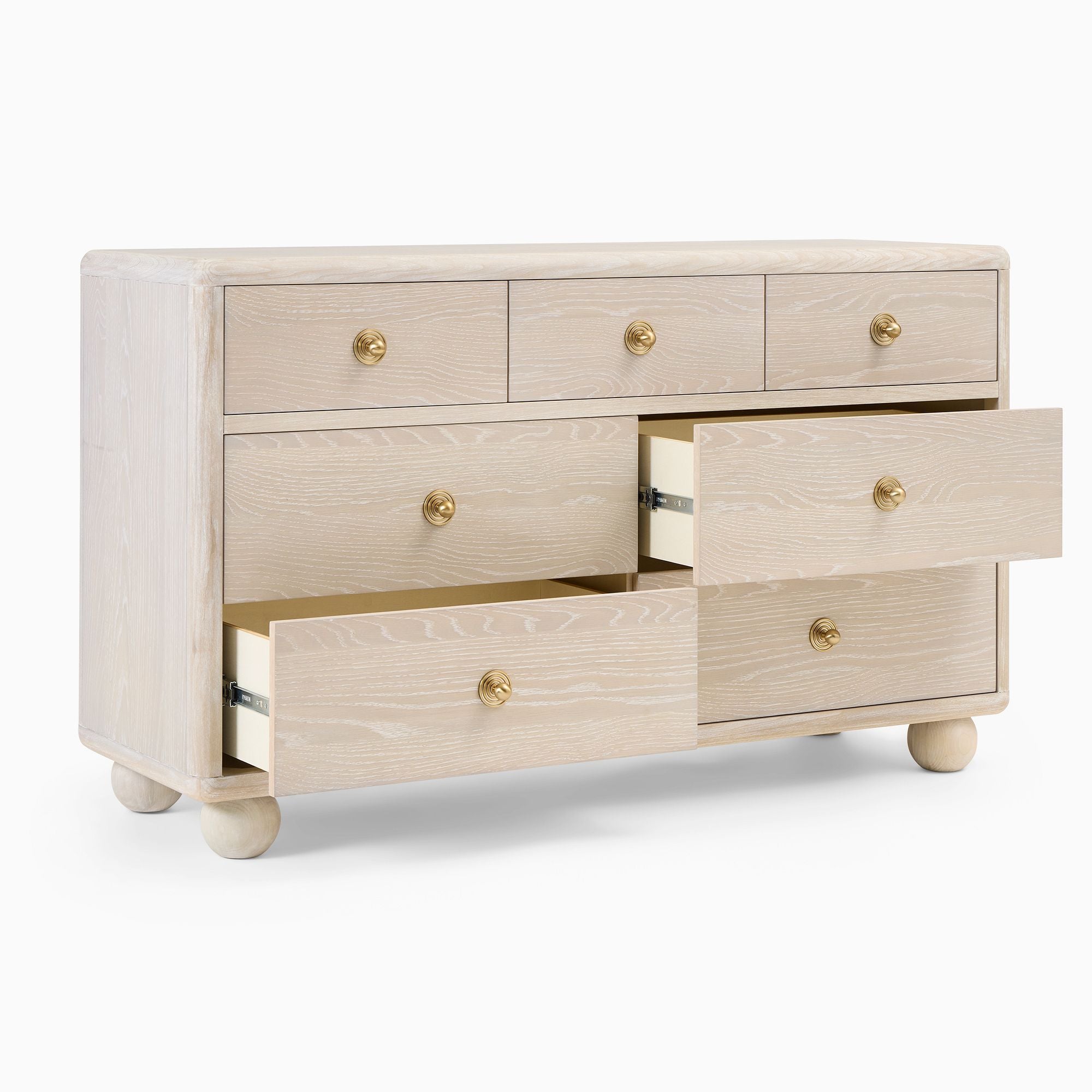 Waqret Sphere Foot 7-Drawer Dresser