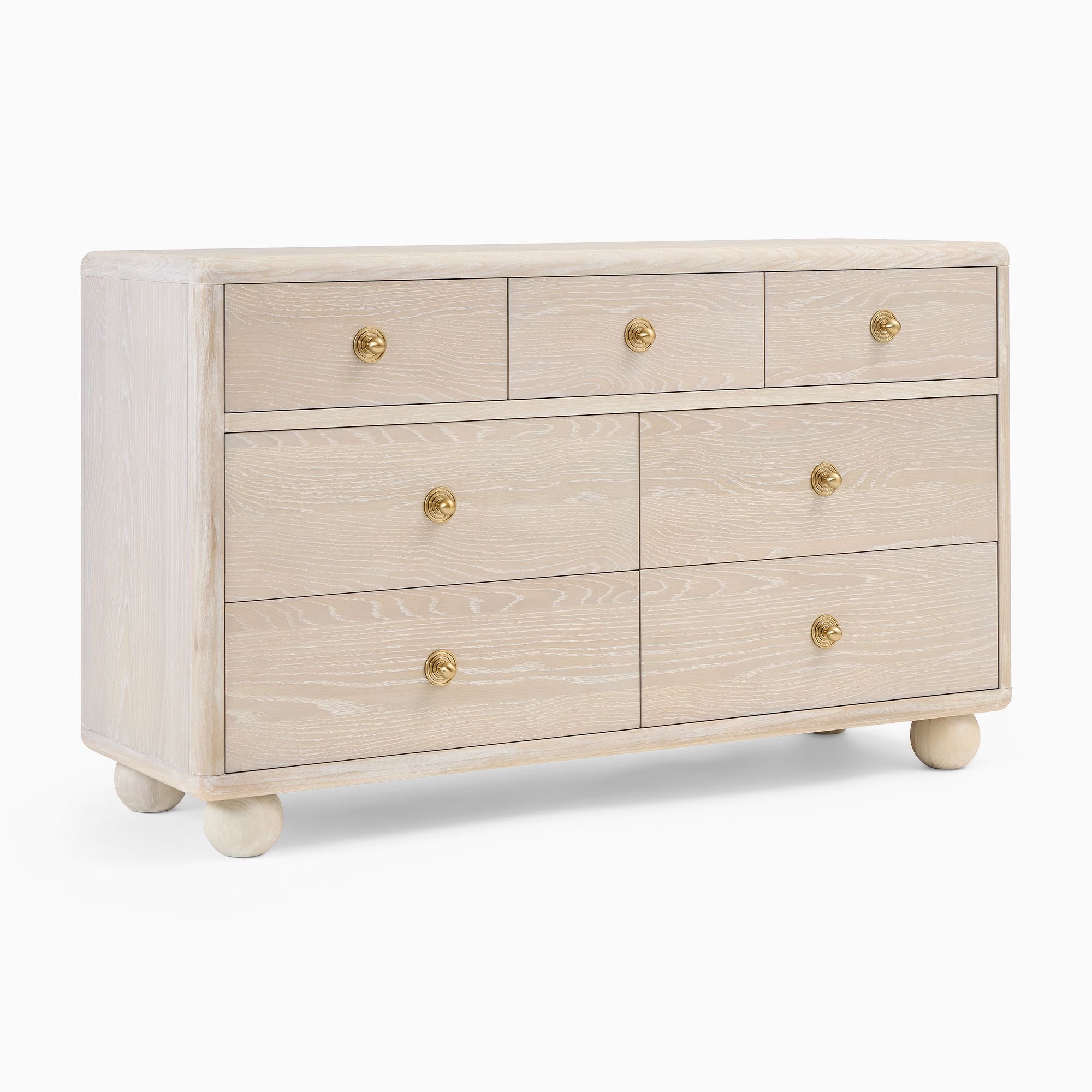 Waqret Sphere Foot 7-Drawer Dresser