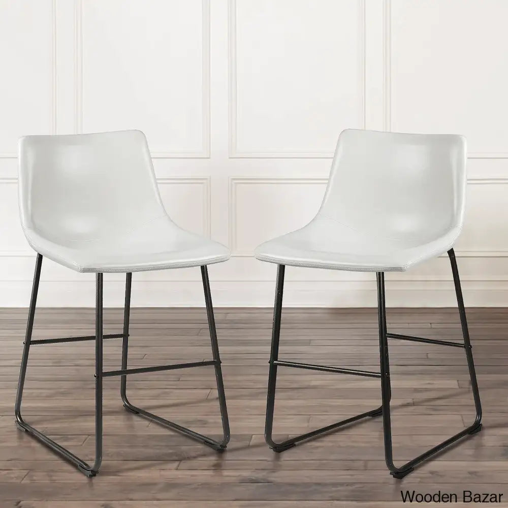 Julienno Swivel Bar & Counter Stool (Set Of 2)