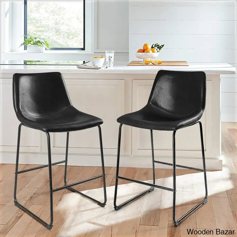 Julienny Swivel Counter And Bar Stools With Back Coutner Height Barstools For Kitchen Island (Set