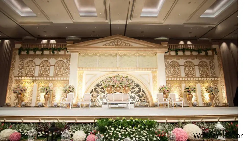 Kalankor Handmade Fiberglass Stage For Wedding - Wooden Bazar