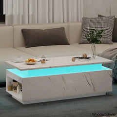 Kamariousy Single Coffee And Center Table White