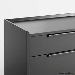 Kandice Chic Solid Wood Tate Walnut 9 Chest Of Drawer - Wooden Bazar