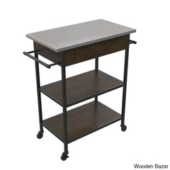 Kane Metal Kitchen Cart Trolley Cart Cabinet Kitchen Island With Storage