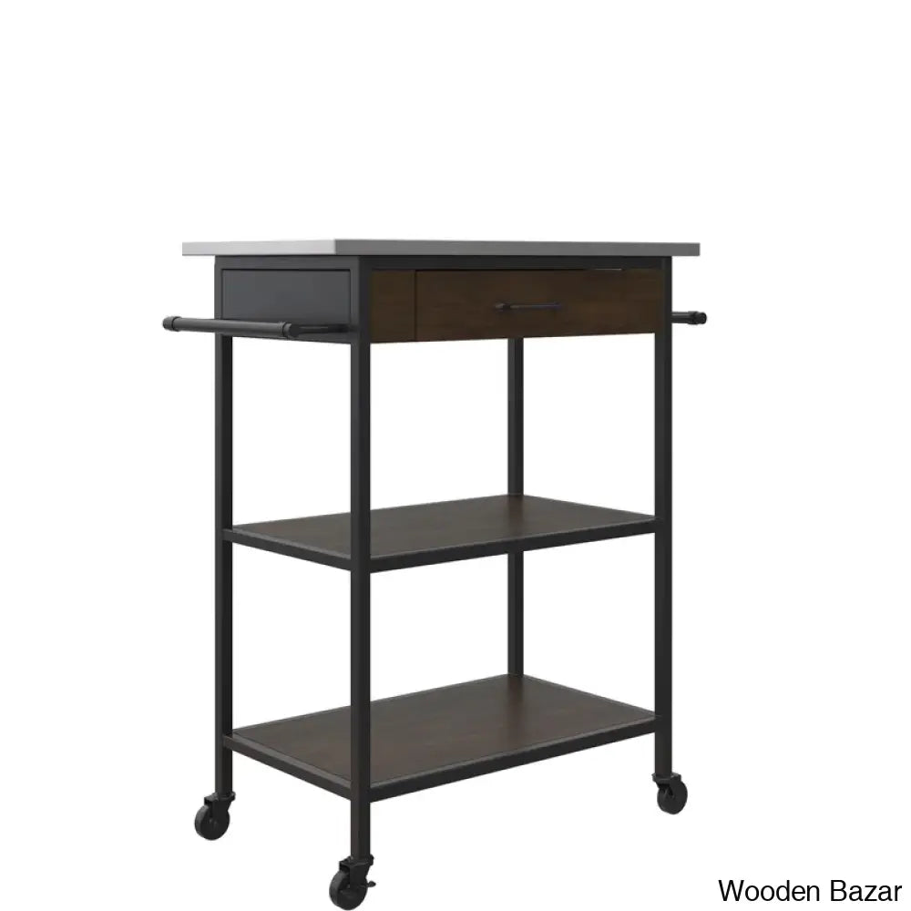 Kane Metal Kitchen Cart Trolley Cart Cabinet Kitchen Island With Storage