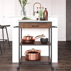 Kane Metal Kitchen Cart Trolley Cart Cabinet Kitchen Island With Storage