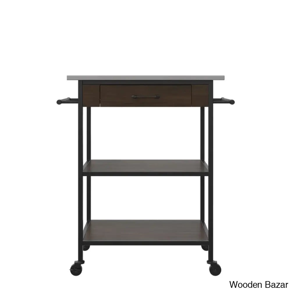 Kane Metal Kitchen Cart Trolley Cart Cabinet Kitchen Island With Storage