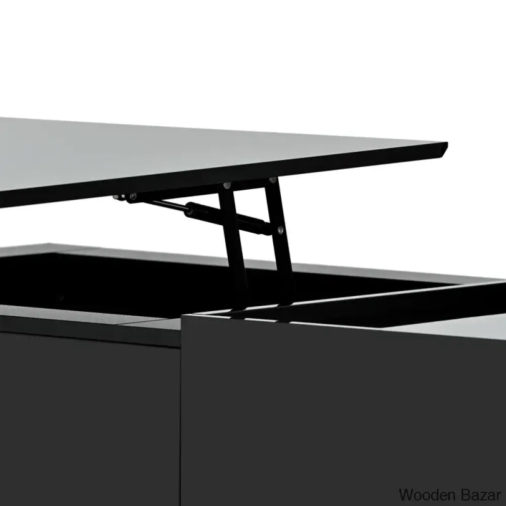 Kashadz Coffee And Center Table With Lifted Tabletop Contemporary Cocktail