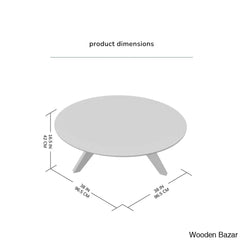 Kayseeb Solid Wood Single Coffee And Center Table