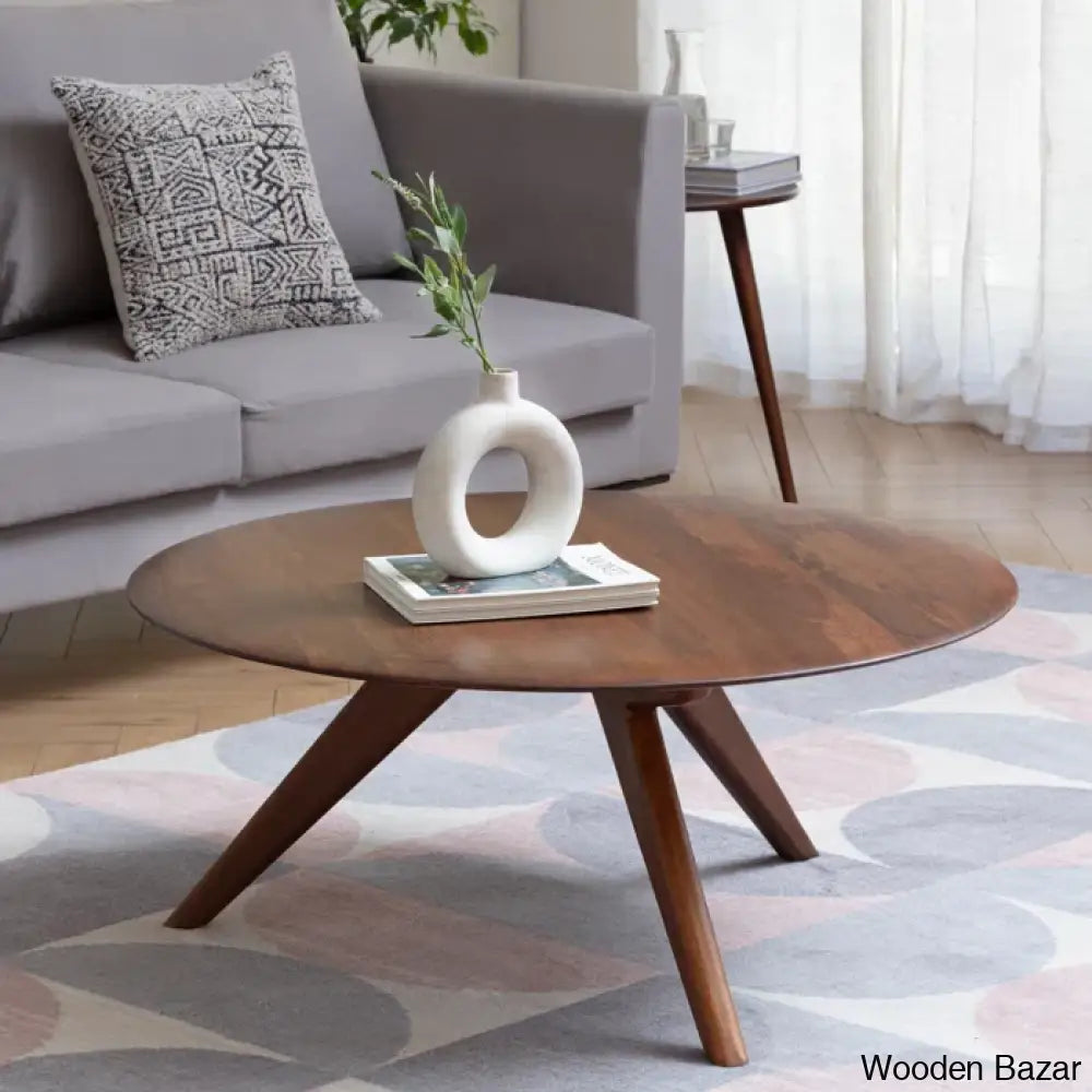 Kayseeb Solid Wood Single Coffee And Center Table