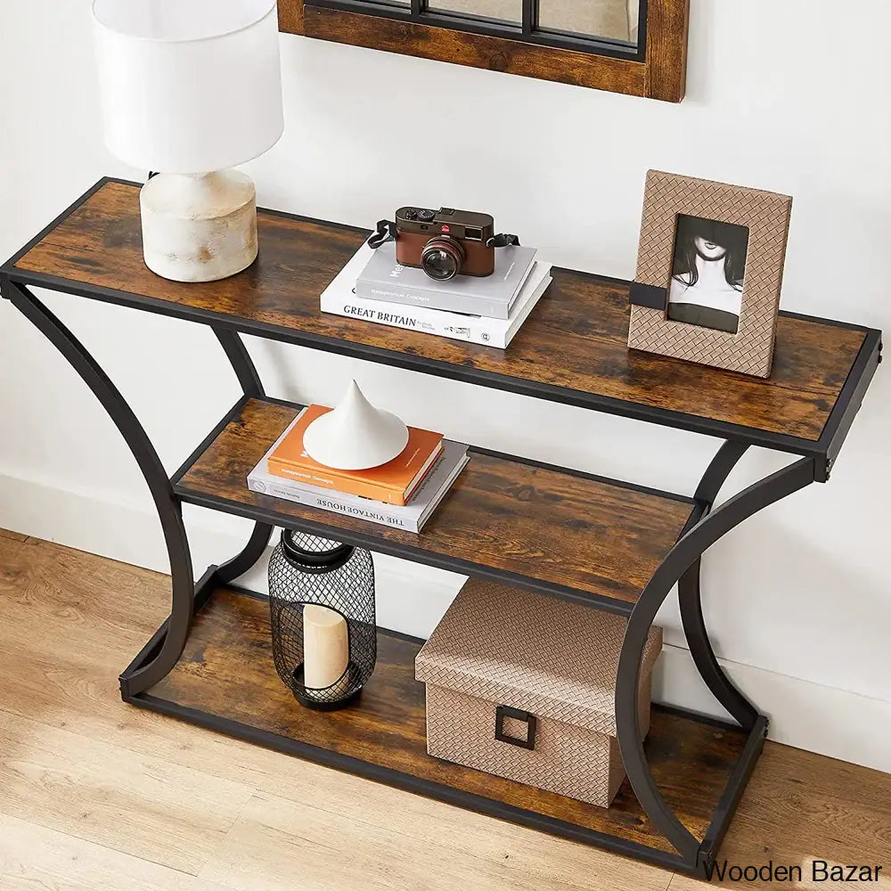 Living Spaces End Table - Console Table