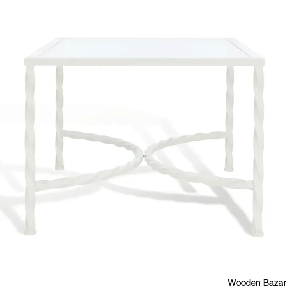 Keelye Glass Top Coffee And Center Table