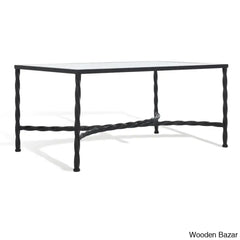 Keelye Glass Top Coffee And Center Table