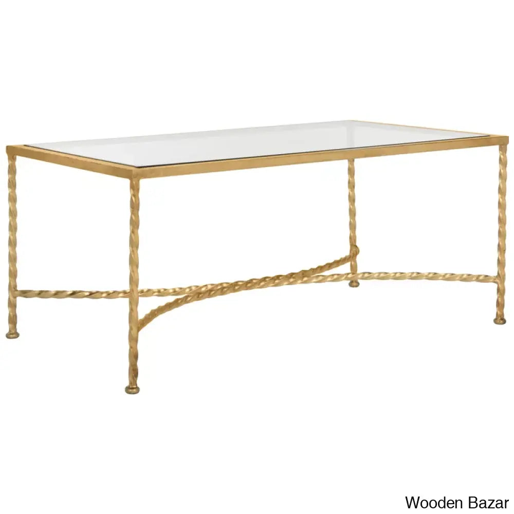 Keelye Glass Top Coffee And Center Table