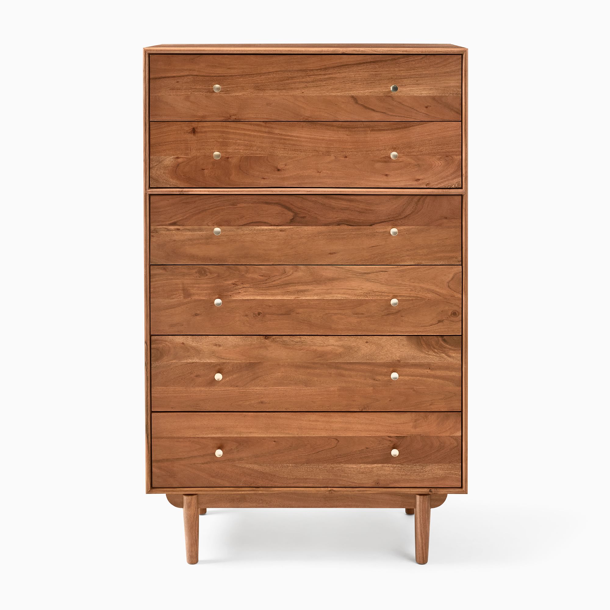 Levarder  Solid Wood 6-Drawer Dresser - Wooden Bazar