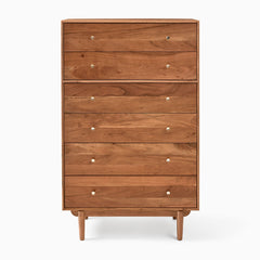 Levarder  Solid Wood 6-Drawer Dresser - Wooden Bazar