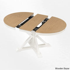 Kelvin Best 4 Seater Extendable Dining Set - Wooden Bazar