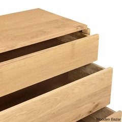 Kennice 3 Chest Of Drawers In Solid Wood With Timeless Tresures - Wooden Bazar