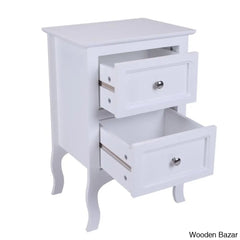 Bedside Table - Wooden Bazar