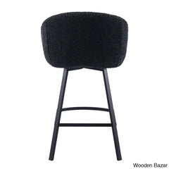 Kensync Swivel 26.4’’ Sherpa Counter And Bar Stool