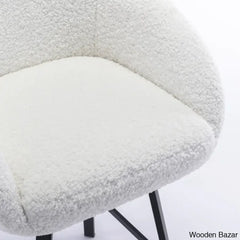 Kensync Swivel 26.4’’ Sherpa Counter And Bar Stool