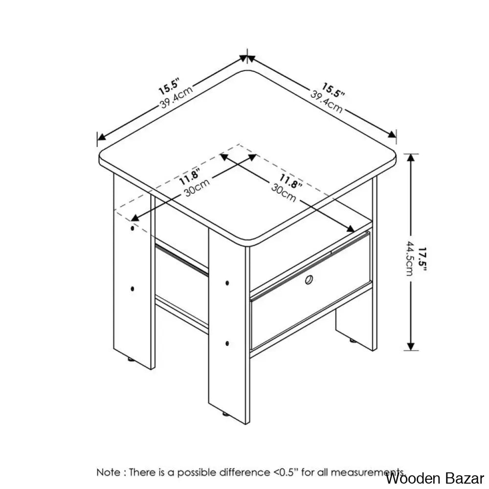 side table - Wooden Bazar