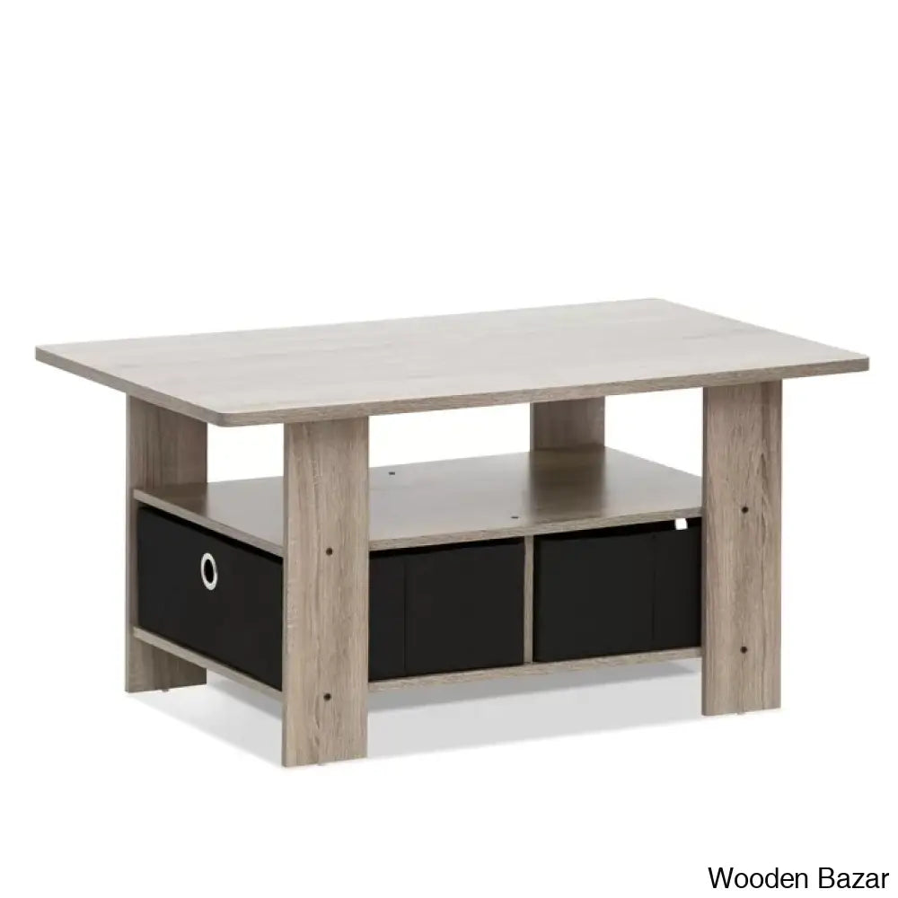 Kentony Coffee And Center Table With Bin Drawer