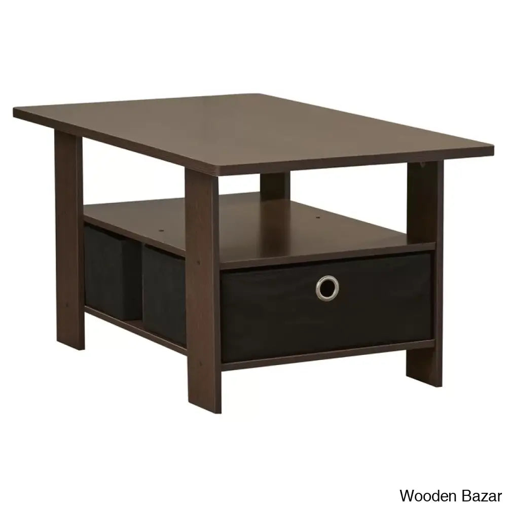 Kentony Coffee And Center Table With Bin Drawer