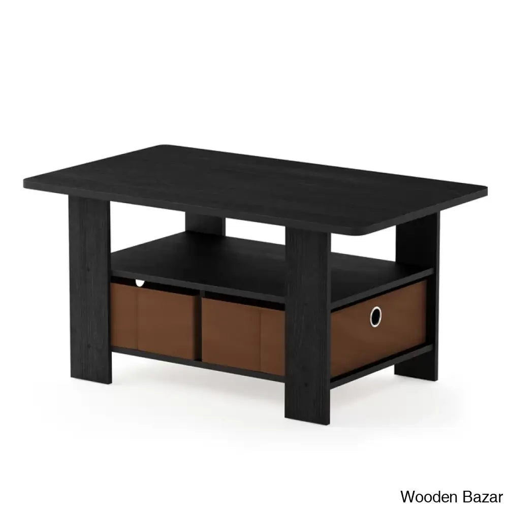 Kentony Coffee And Center Table With Bin Drawer