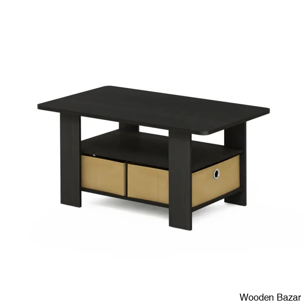 Kentony Coffee And Center Table With Bin Drawer