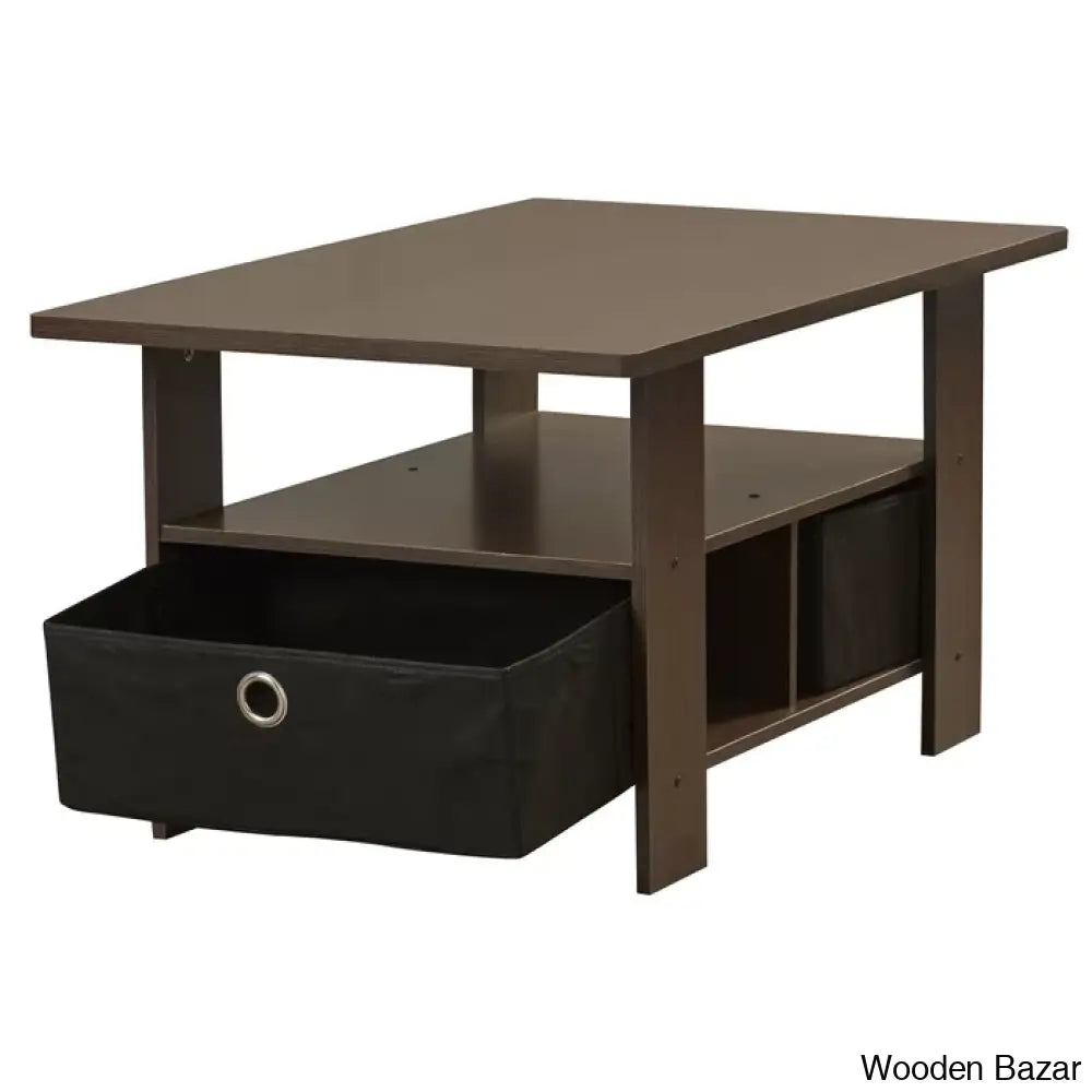 Kentony Coffee And Center Table With Bin Drawer