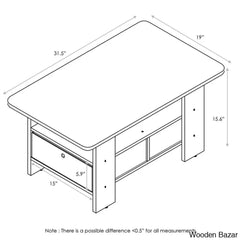 Kentony Coffee And Center Table With Bin Drawer