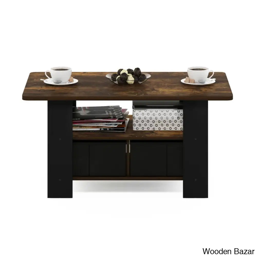 Kentony Coffee And Center Table With Bin Drawer