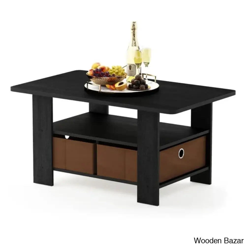 Kentony Coffee And Center Table With Bin Drawer