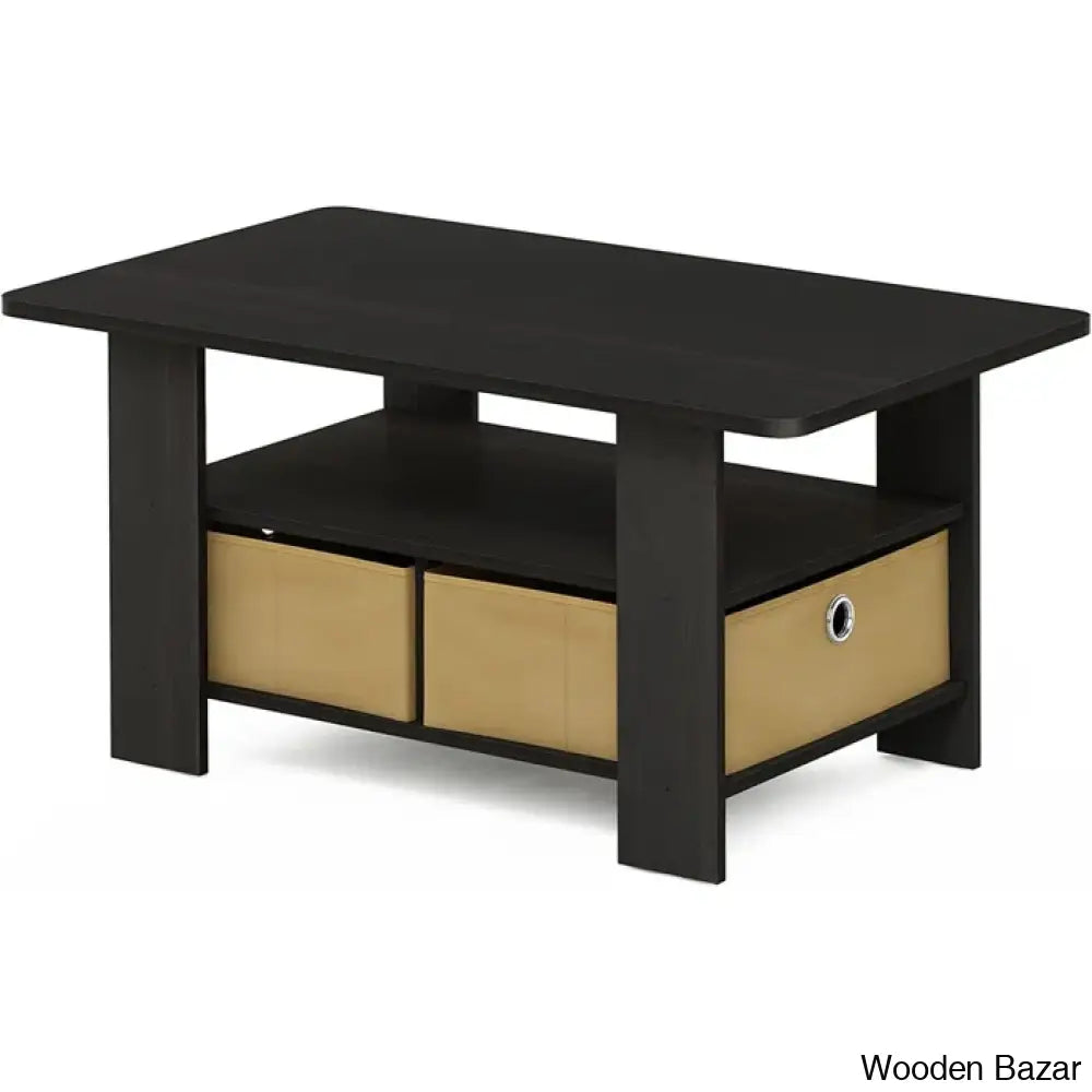 Kentony Coffee And Center Table With Bin Drawer