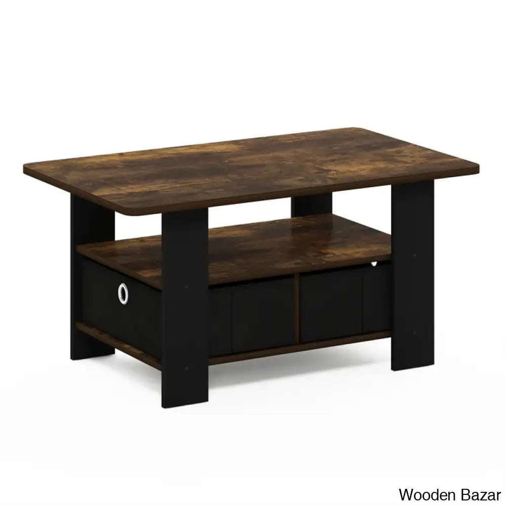 Kentony Coffee And Center Table With Bin Drawer