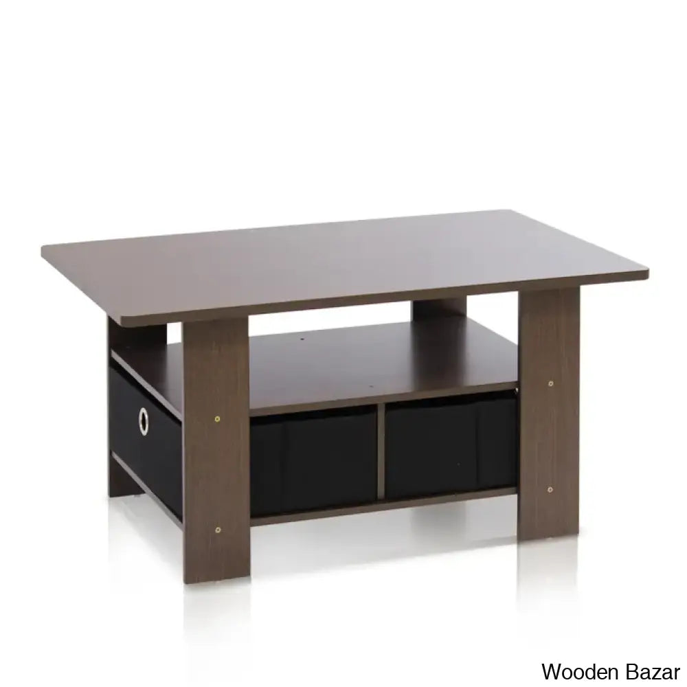 Kentony Coffee And Center Table With Bin Drawer