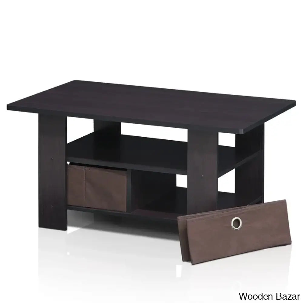 Kentony Coffee And Center Table With Bin Drawer