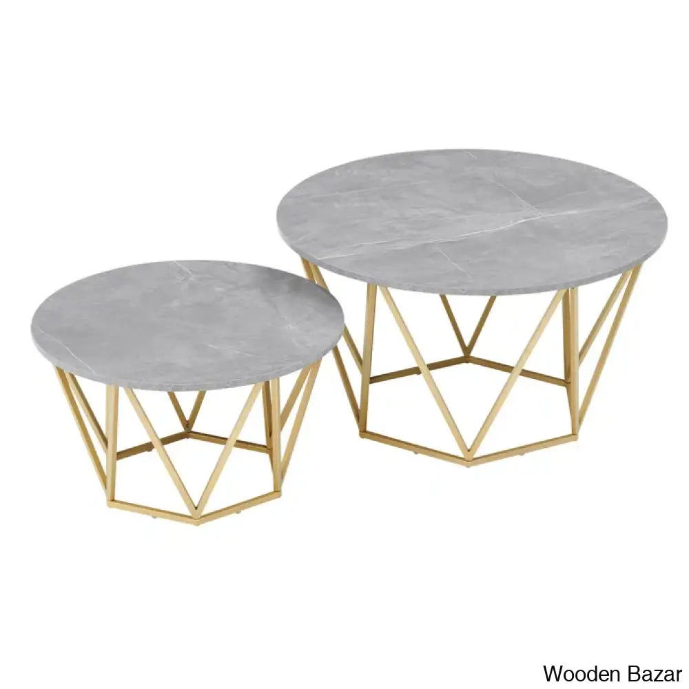 Kezlinen Stylish (Set Of 2) Coffee And Center Table