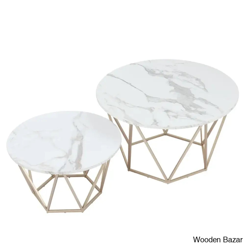 Kezlinen Stylish (Set Of 2) Coffee And Center Table