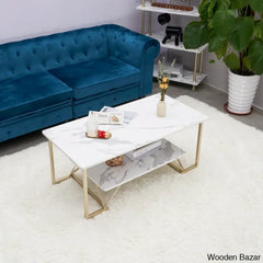 Kezziaz Coffee And Center Table White