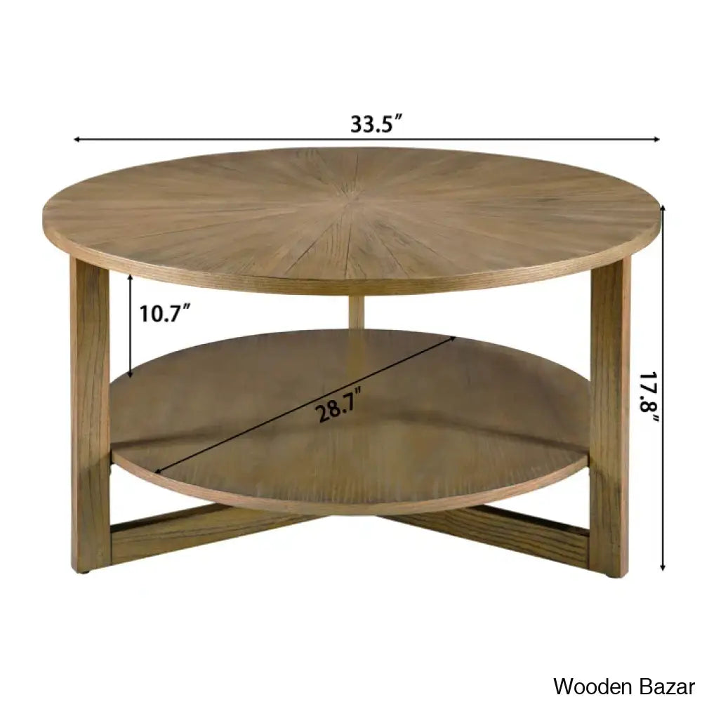 Khodie Latest Coffee And Center Table - Wooden Bazar