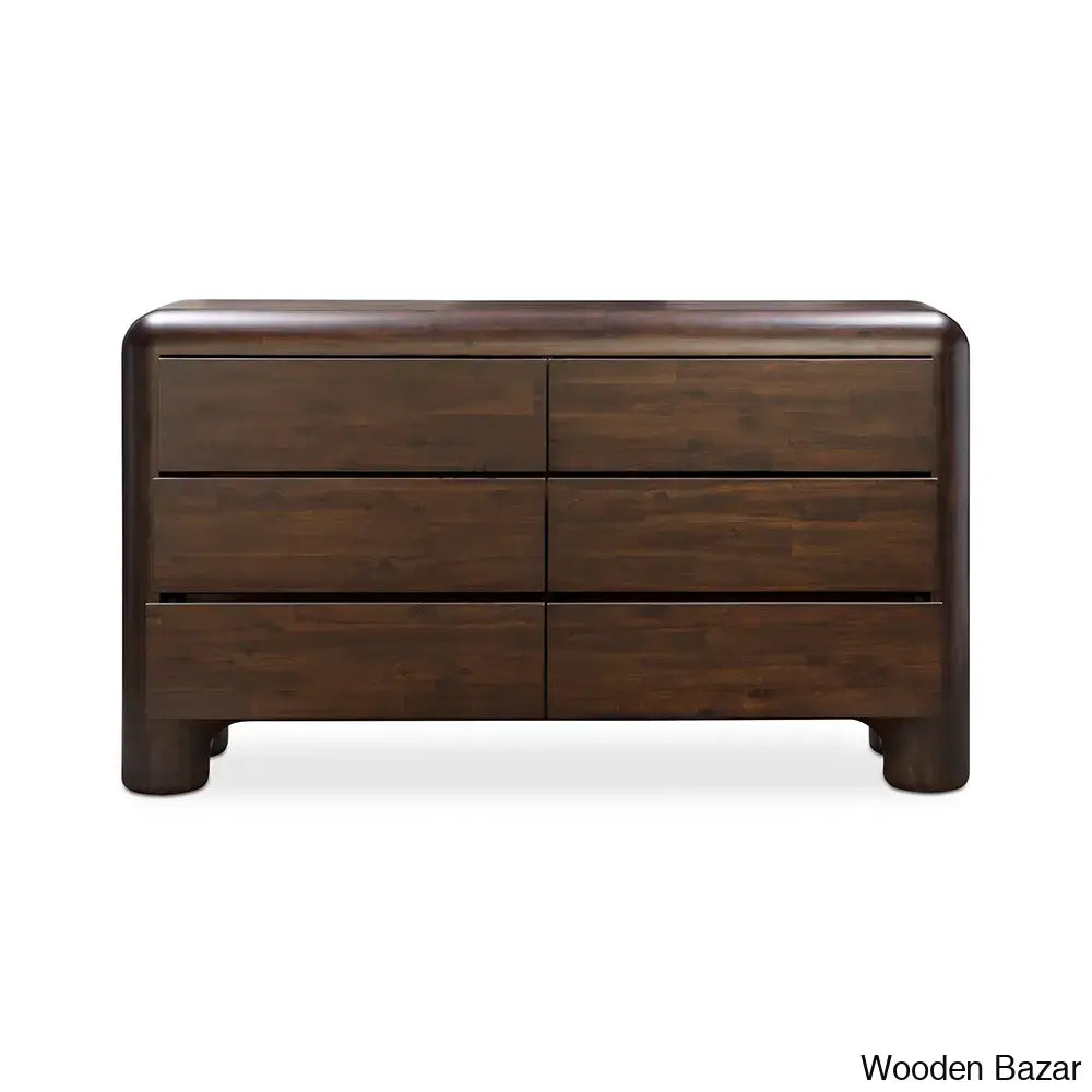 Kiandra Sophistication Redefined Rowan 6-Drawer Chest – Wooden Bazar