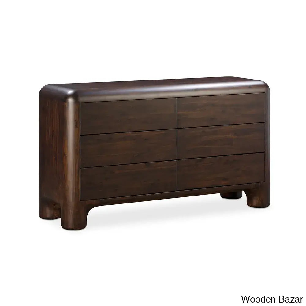 Kiandra Sophistication Redefined Rowan 6-Drawer Chest – Wooden Bazar