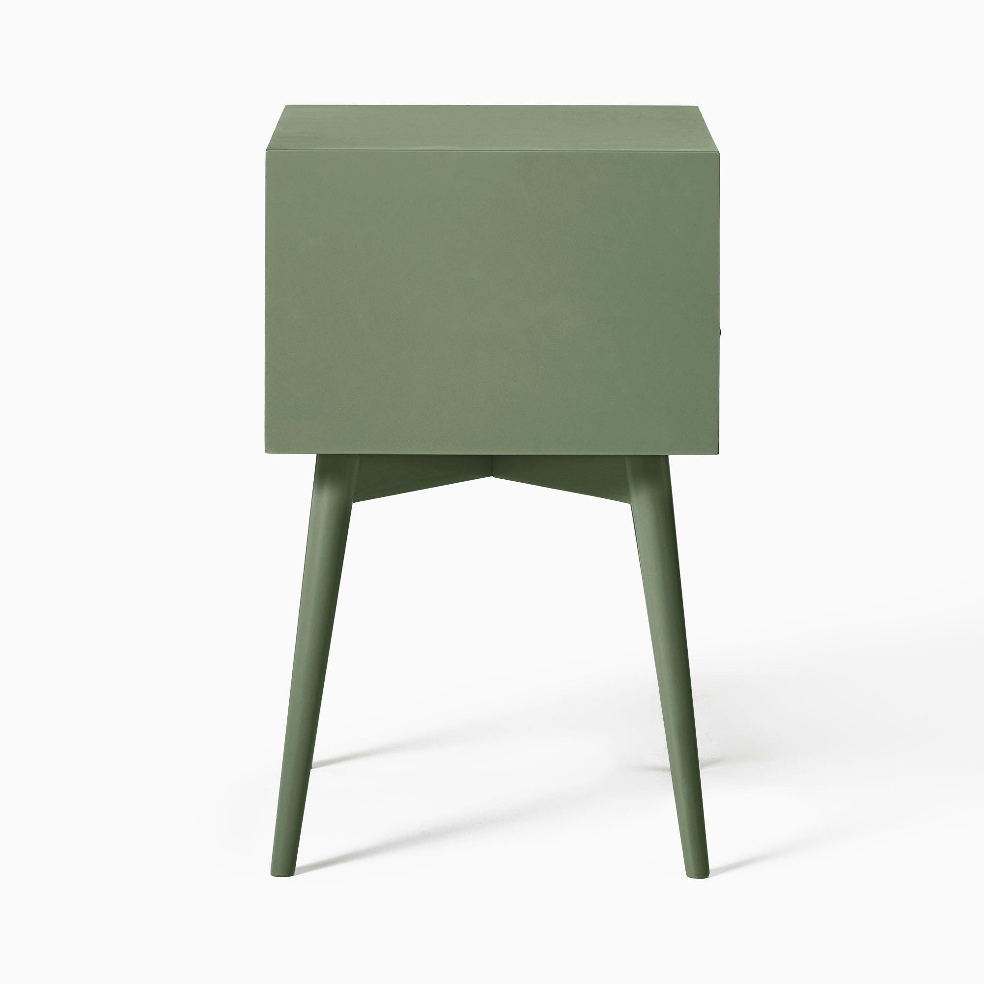 Kolerg Mid-Century Painted Bedside Table - Wooden Bazar