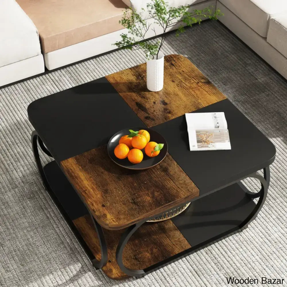 Kim Luxury Coffee And Center Table - Wooden Bazar