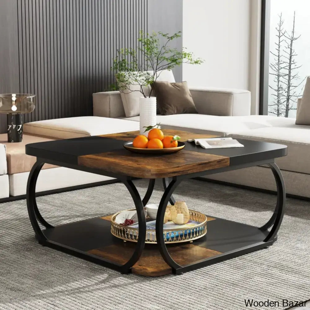 Kim Luxury Coffee And Center Table - Wooden Bazar